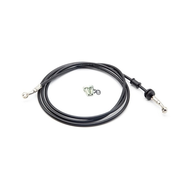 Manguera trenzada aeronáutica L 200cm, anillos Ø8-10mm.