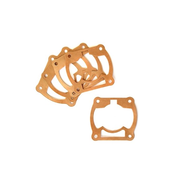 Juntas de base de cilindro 8.1 R1.8 100cc, color marrón, 0.10mm de grosor (5 piezas por paquete).