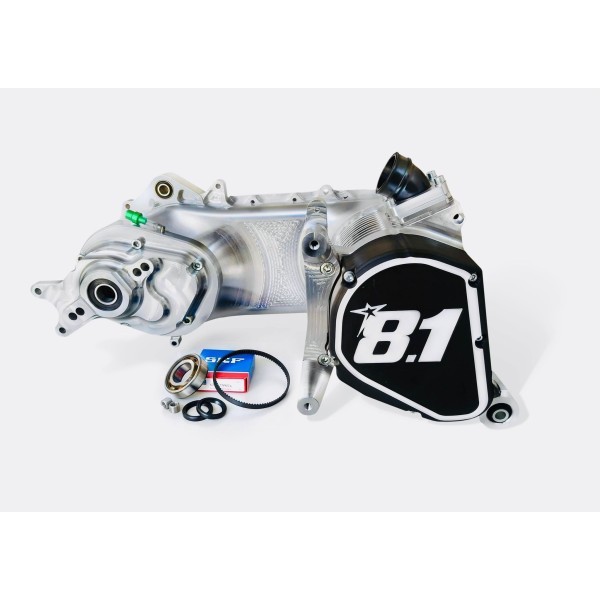 Cárter motor completo 8.1 Fireblade para Gilera Runner 180, relaciones de tuerca externas, carb. 28-30mm