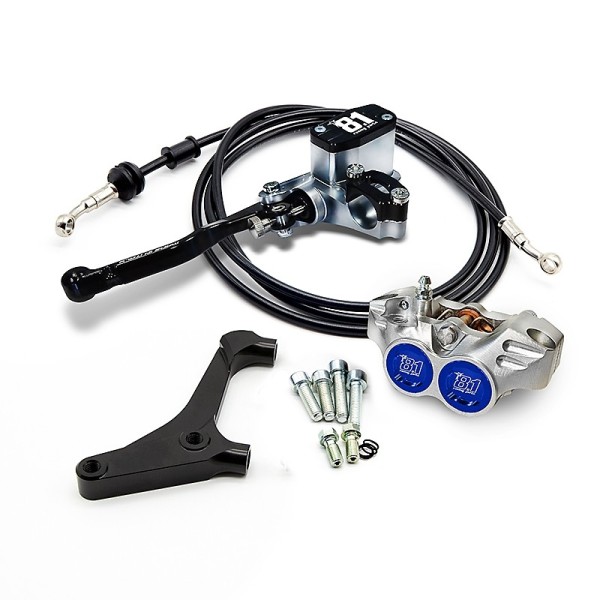 Kit de freno trasero comp. 8.1 con MC-11 + pinza New Era para Malossi C One, 2 Fast, Aerox / Nitro, Phantom, Carter 8.1