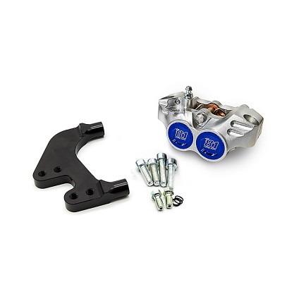 Kit parcial de freno delantero 8.1 con pinza New Era y soporte para Yamaha Jog R / Aerox / Nitro, horquillas Paioli F33 y Stage6