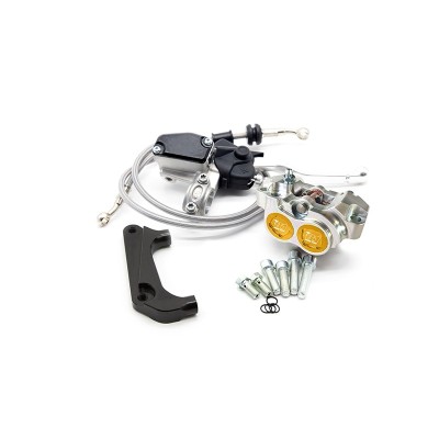 Kit freno delantero completo 8.1 con pinza New Era para horquillas F32 Paioli Malossi